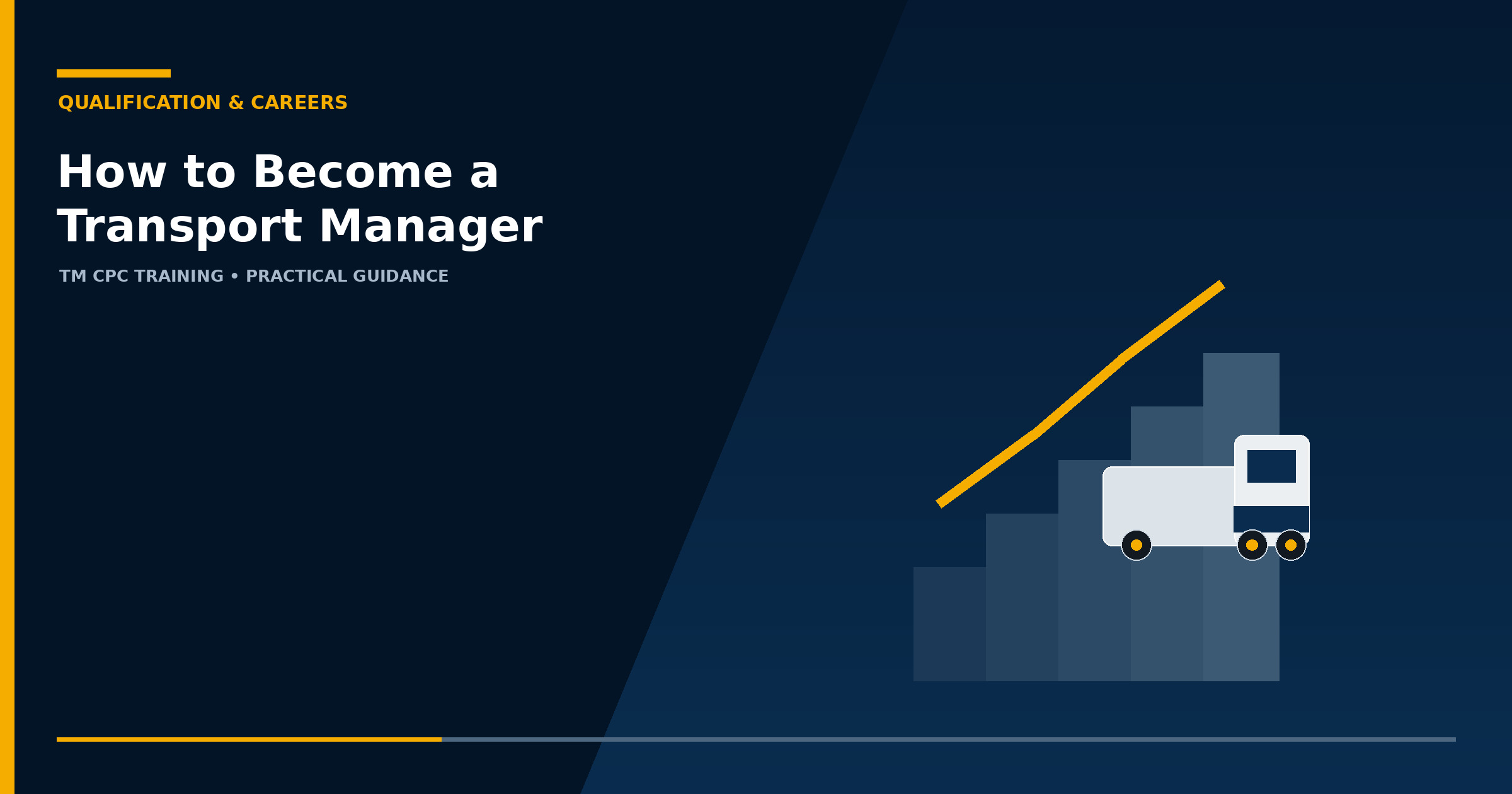 How to Become a Transport Manager
